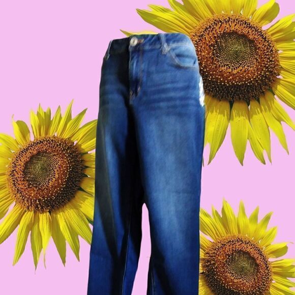 JEANS by TIME and TRU  EMBROIDERED Never Worn Wash JUNIORS Size 14 - Picture 11 of 11